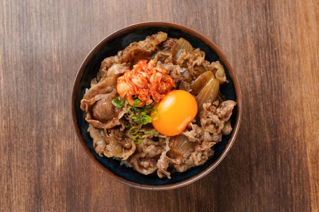 日本の牛丼